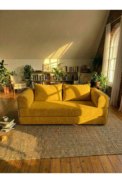 Evessan 100x200 Kanepe - Özel Seri Fitilli Kadife Kumaş Aktivite Koltuğu & Ya...