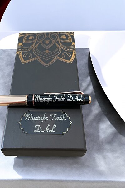 Zeysel store Kişiye Özel VIP Metal Kalem & İsimli Özel Tasarım Hediye Kutusu ...