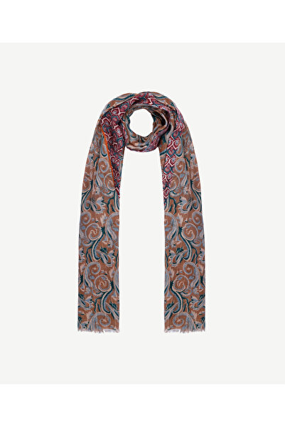Yargıcı Desenli Yün Şal