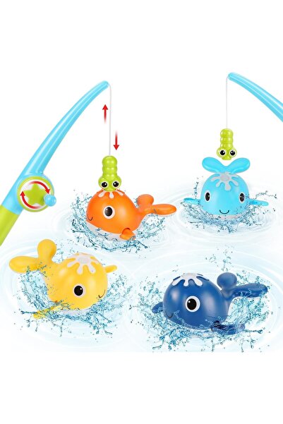 Generic Kids Bath Toys - 6 Piece Magnetic Fishing Game