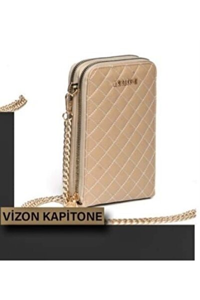 Armine Bag 291 Mink Quilted Patent Leather