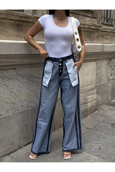 Cool & Sexy Reverse Cut Special Design Jeans Pantalon