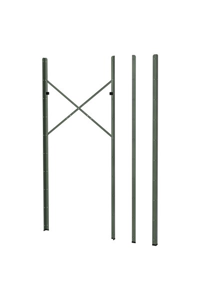 AZOZ MERCHLY عمود، رمادي مخضر، 190 سم