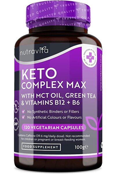 NUTRAVITA Keto Diet Pills for Men and Women – 2 Month Supply – MCT Oil, Green Tea, Vitamins & Minerals –