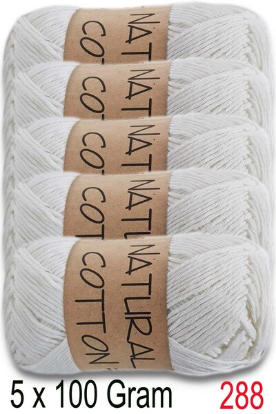 Diva İplik Diva Natural Cotton 288 Кістка (пакет з 5 штук)