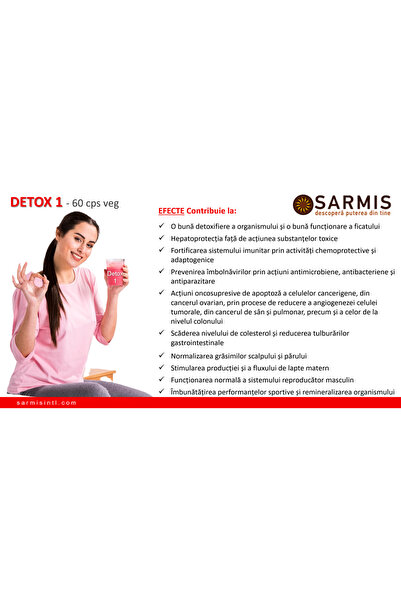 Sarmis Evolution DETOX + cu Bromelaina