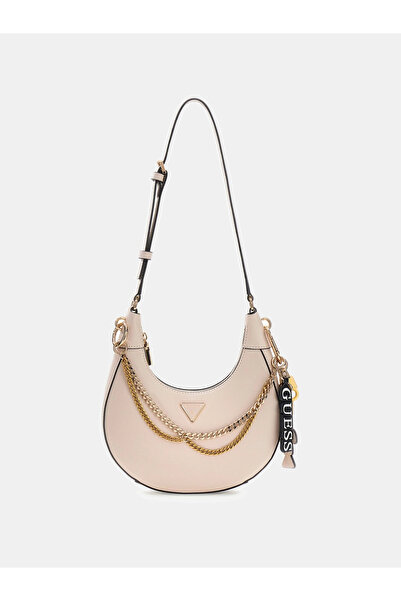 Guess Davina Shoulder Women's Beige Shoulder Bag Hwbg9899180-Lta