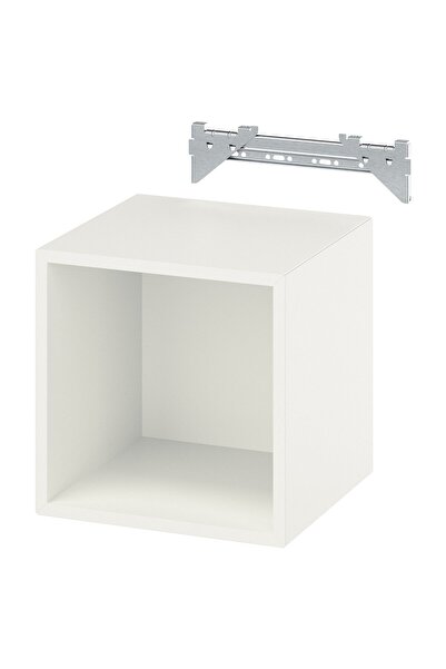 AZOZ MERCHLY Wall-mounted shelving unit, white, 35 x 35 x 35 cm
