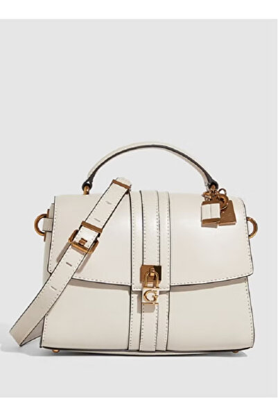 Guess - Ginevra Logo Top Handle Flap Cross-body Bags