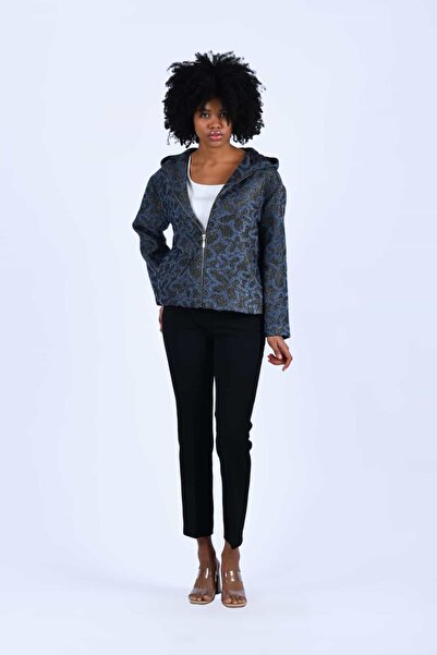 la luce Siyah Straight Fit Kumaş Pantolon - QP189