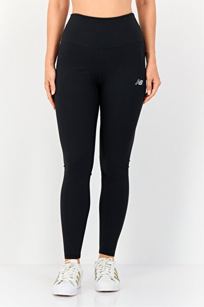 New Balance Women Fitted Fit Brand Logo Training Tights, Black
