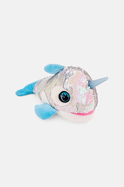 Dimian Stella Plush Whale with English Stories, Pink/Blue