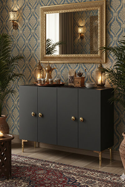 zetuna home KA1204AG KONSOL, ÇOK AMAÇLI DOLAP, KAHVE KÖŞESİ VE TV SEHPASI ANT...