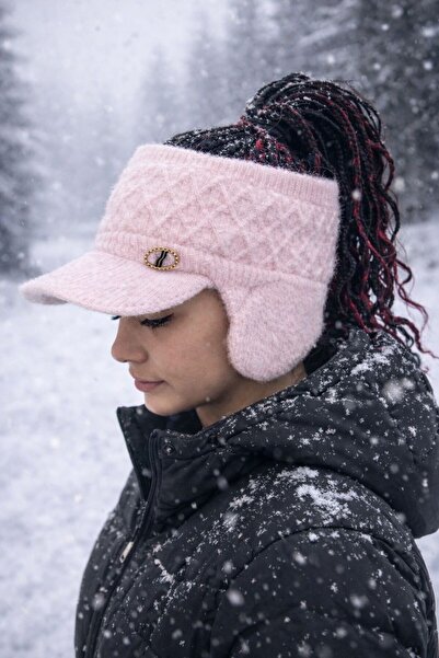 FİxTEKNO Koruyucu Vizörlü Örgü Kasket Şapka