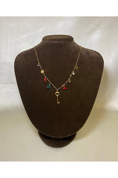 ZAYECOLLECTİON Anahtar Kolye Çelik