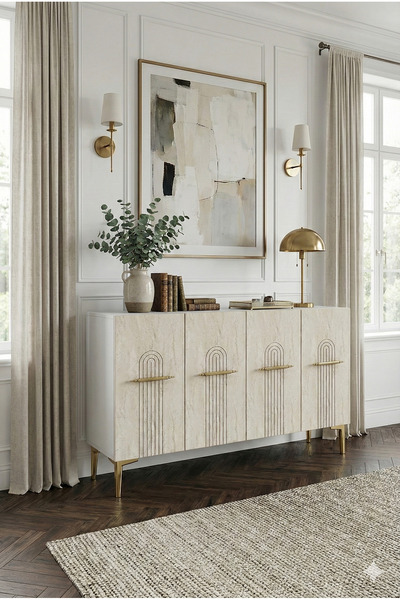 zetuna home KA1215BTG KONSOL, ÇOK AMAÇLI DOLAP, KAHVE KÖŞESİ VE TV SEHPASI BE...