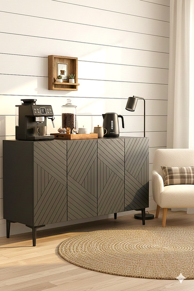 zetuna home KA1210A KONSOL, ÇOK AMAÇLI DOLAP, KAHVE KÖŞESİ VE TV SEHPASI ANTR...