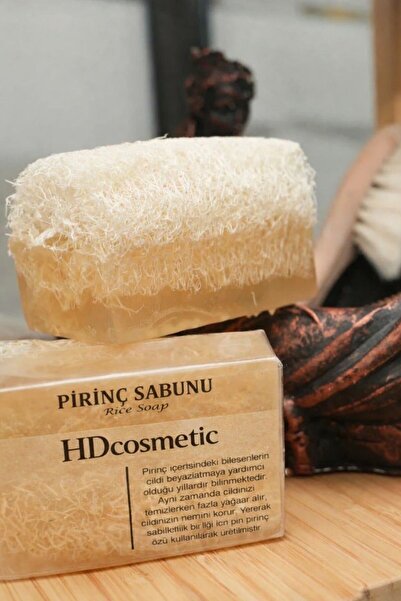 HDcosmetic Pirinç Özlü Kabak Lifli Doğal Sabun
