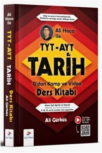 Dizgi Kitap Ali Hoca ile TYT AYT Tarih Sıfırdan Kamp ve Video Ders Kitabı Yay...