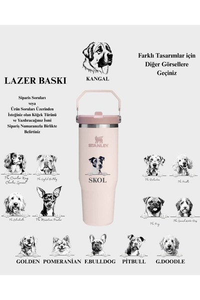 Stanley Kişiselleştirilmiş The Iceflow Seyahat Mug 0.89 L Özel Tasarımlı İsimli