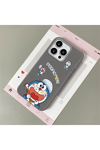 Hontinga iPhone 12 Pro Compatible Leather Texture Anti Fall Soft Silicone Pho...