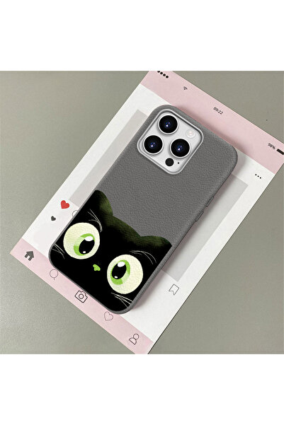 Hontinga غطاء هاتف آيفون 16 برو متوافق مع الملمس الجلدي، مضاد للسقوط، من السي...