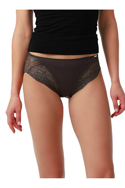 Blackspade Kadın Modal Elastan Slip 1448 - Antrasit