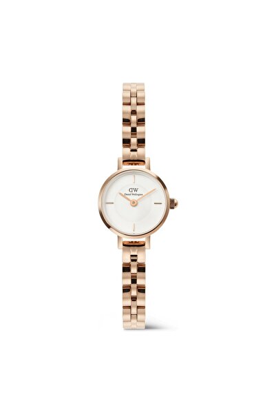 Daniel Wellington Petite Mini 19 Arch 3-Link White RG DW00600854 Kol Saati