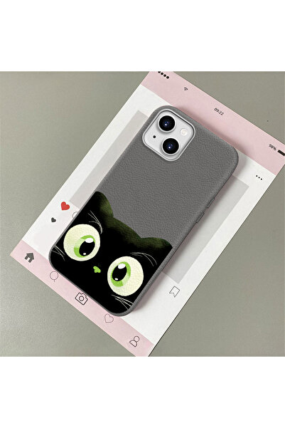 Hontinga حافظة هاتف من السيليكون الناعم مضادة للسقوط بملمس جلدي متوافقة مع آي...