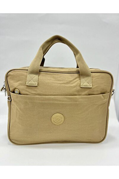 Sanmorris حقيبة يد وحقيبة لابتوب من يوميسكس مقاومة للماء مع حجرة للابتوب وحزا...