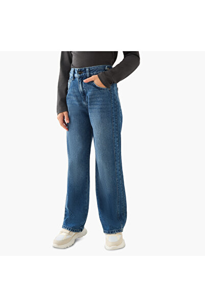 Lee Cooper Girls' Regular Fit Jeans