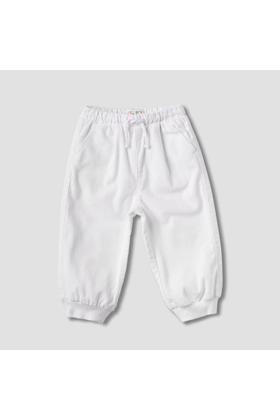 Juniors Solid Corduroy Cargo Joggers with Pockets