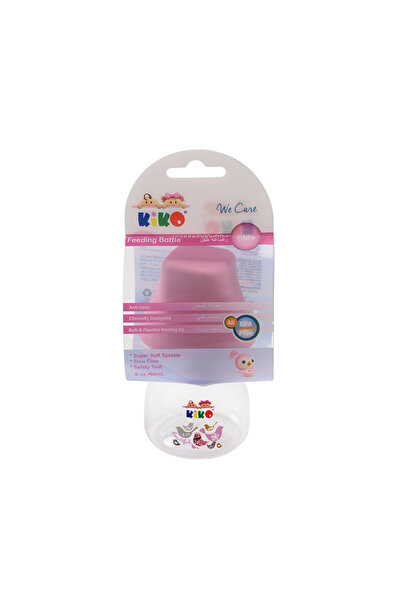 Kiko ANTI-COLIC FEEDING BOTTLE 60 ML (0 +)-Pink