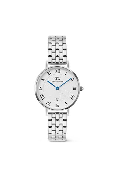 Daniel Wellington Petite 28 Roman Numerals Date 5-Link White S DW00600859 Kol...