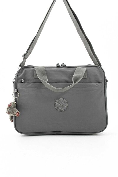 Sanmorris Umisex Krinkıl Suya Dayanıklı Laptop Bölmeli Çapraz Askılı Evrak ve...