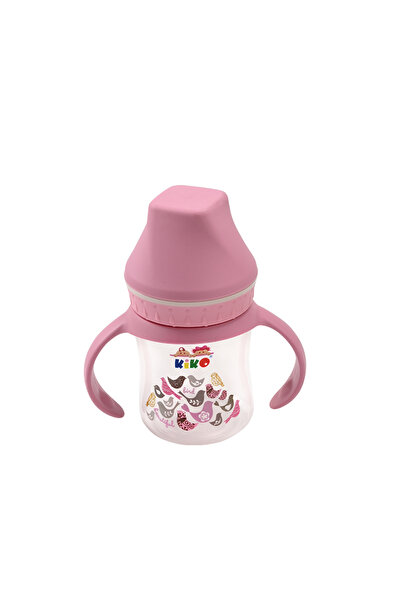 Kiko WIDE NECK FEEDING BOTTLE WITH HANDLE 125ML (3 +)-Pink