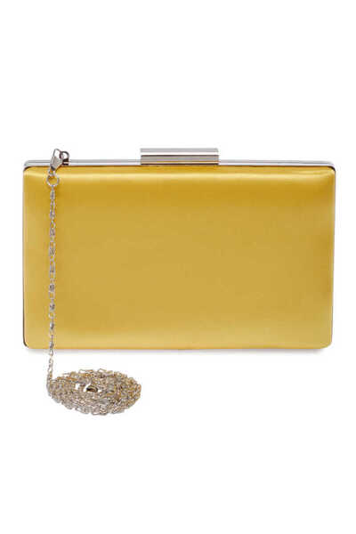 Tergan Sarı Tekstil Kadın Abiye Çanta - S24Y1AB79546-R21