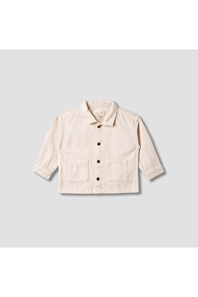 Juniors Denim Shirt with Collar