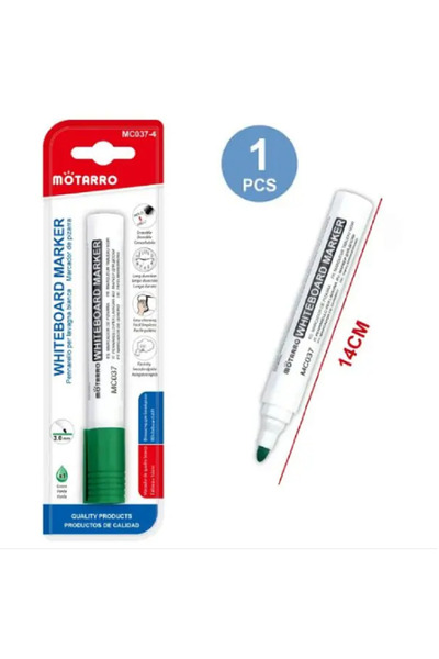 MOTARRO White Board Marker Set (MC037-4) – Smooth Writing, Bold Ink, Low Odor Dry Erase Markers