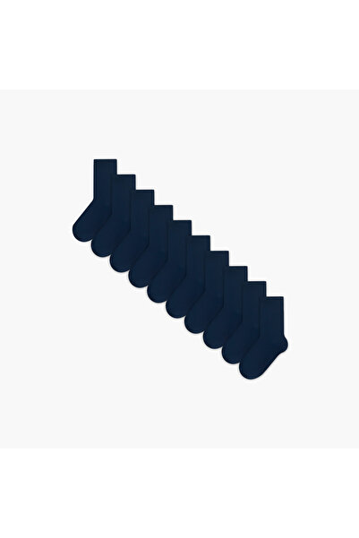 Juniors Boys Socks Ankle Length - Set of 10