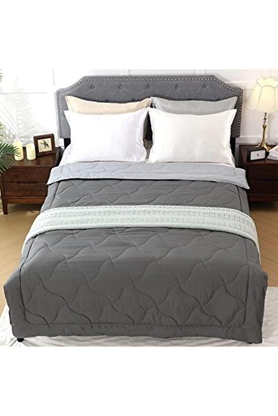 Bukela Gray two-tone quilt (200x200cm)