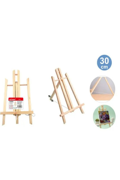 MOTARRO Wooden Stand Easel MP064, 30cm– Adjustable Art Easel for Canvas, Painting, Drawing & Display