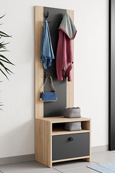 Hofga Likya Vestiyer Antrasit Meşe