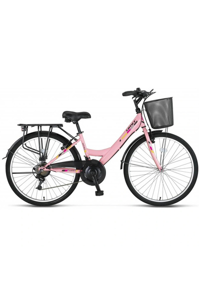 Ümit 2608 SAFIRO SEPETLİ ŞEHİR BİSİKLETİ V 26 JANT 21 VİTES PEMBE