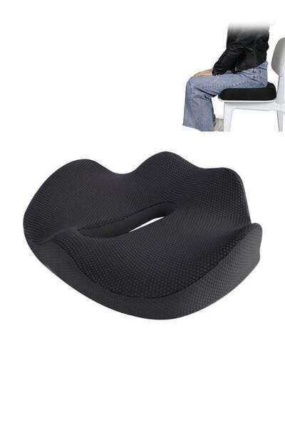 None Memory Foam Seat Cushion Pelvic Tilt Correction