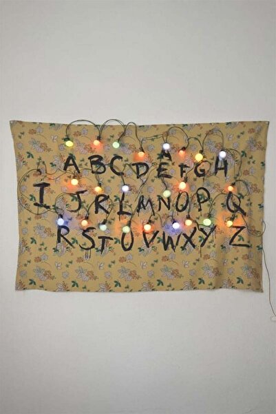Karakedi 70 X 100 Cm Stranger Things Ledli Duvar Halısı