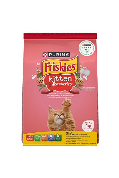 Friskies Purina Kitten Food Discovery Cat Food 1 kg Nutritious Dry Food for Growing Kittens