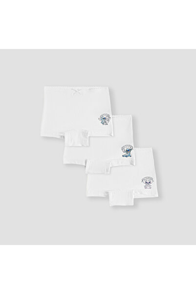 Disney طقم من 3 سراويل داخلية مطبوعة بنقشة ستيتش وأنجيل