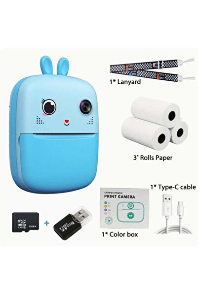 Generic Kids Camera, 1080P Instant Printing Dual Camera