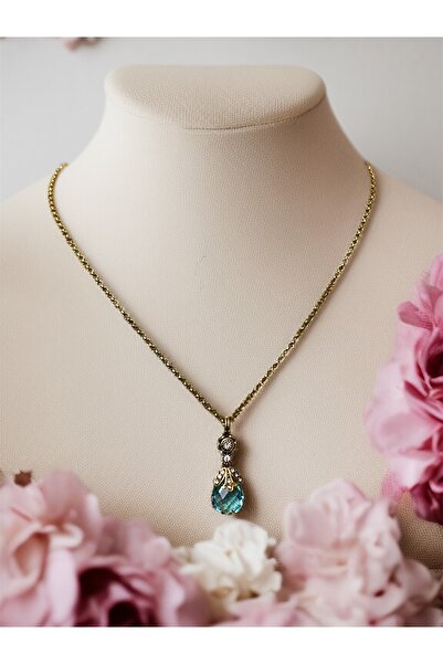 FAYRA ACCESSORIES Zircon Stone Cat's Eye Necklace